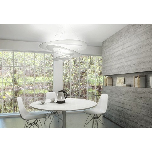 Lampada da sospensione Pirce led di Artemide in alluminio verniciato SKU:12541..A